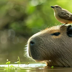 Conoce a un capibara en América