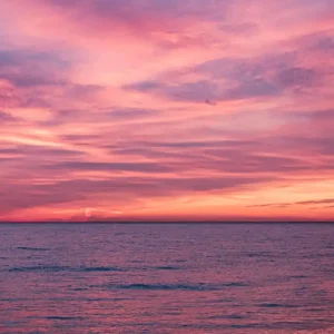 Una puesta de sol