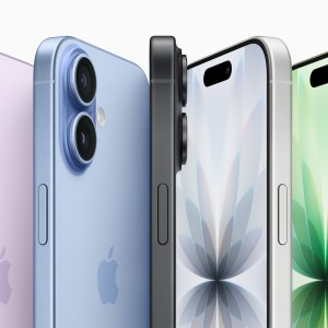 Gama de colores del iPhone 17: lavanda, azul niebla, negro, blanco y verde salvia