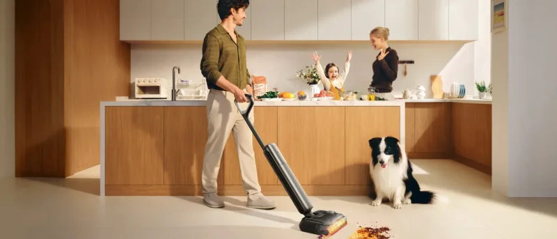 Dreame T16 Pro Heat messy kitchen